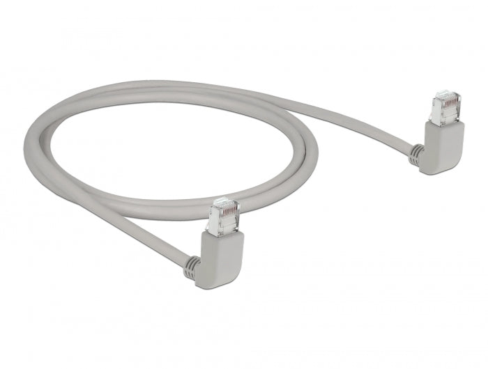 Delock Netzwerkkabel RJ45 Cat.5e SF/UTP oben / oben gewinkelt 1 m