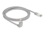 Delock Netzwerkkabel RJ45 Cat.5e SF/UTP oben gewinkelt / gerade 2 m