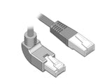 Delock Netzwerkkabel RJ45 Cat.6 S/FTP oben gewinkelt / gerade 0,5 m