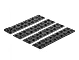 Delock Gummifüße rund selbstklebend 6 x 2 mm 80 Stück schwarz