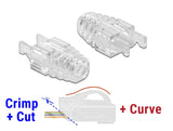 Delock Knickschutz für RJ45 Crimp+Cut+Curve Stecker 20 Stück