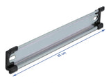 Delock Hutschiene 35 x 7,5 mm (25 cm) Stahl