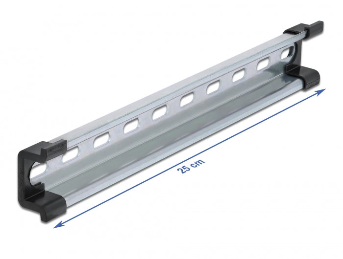 Delock Hutschiene 35 x 15 mm (25 cm) Stahl