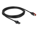 Delock PoweredUSB Kabel Stecker 24 V zu 2 x 4 Pin Stecker 3 m für POS Drucker und Terminals