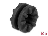 Delock Anti Vibrations Tülle schwarz 10 Stück