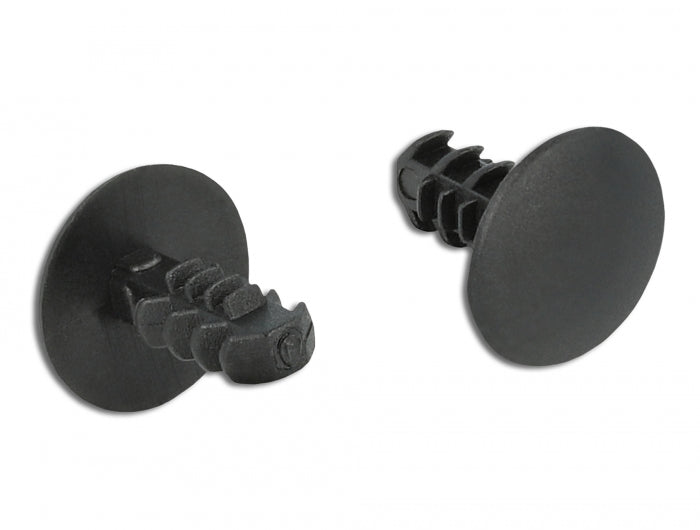 Delock Tannenbaum Clip schwarz 10 Stück