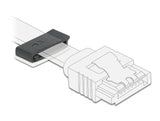 Delock Kabelhalter mit Verschlussclip selbstklebend schwarz 10 Stück