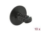 Delock Tannenbaum Clip schwarz 10 Stück