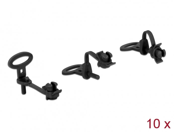 Delock Abstandshalter für Platine schwarz 10 Stück