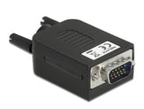 Delock VGA15 Stecker zu Terminalblock Adapter mit Gehäuse