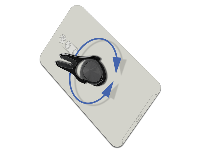 Delock Universal Handy Halterung Mini 4 in 1 anthrazit