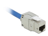 Delock Keystone Modul RJ45 Buchse Cat.8.1 werkzeugfrei