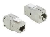 Delock Keystone Modul RJ45 Buchse Cat.6A werkzeugfrei