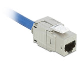 Delock Keystone Modul RJ45 Buchse Cat.6A werkzeugfrei