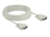 Delock Serielles Kabel D-Sub15 Stecker zu Stecker 10 m
