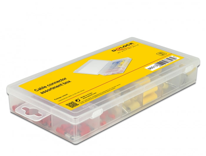 Delock Kabelverbinder Sortiment Box 170-teilig farbig
