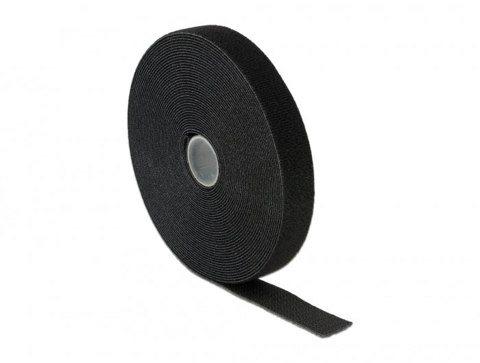 Delock Klettband auf Rolle L 10 m x B 20 mm in Box schwarz