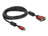 Delock HDMI zu DVI 24+1 Kabel bidirektional 5 m