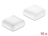 Delock Staubschutz für USB Type-C™ Stecker 10 Stück weiß