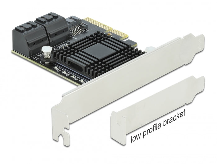 Delock 5 Port SATA PCI Express x4 Karte - Low Profile Formfaktor