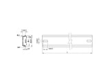 Delock Hutschiene 35 x 7,5 mm (10") Aluminium