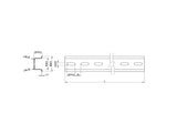 Delock Hutschiene 35 x 15 mm (25 cm) Aluminium