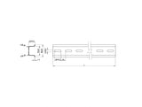 Delock Hutschiene 35 x 15 mm (100 cm) Aluminium