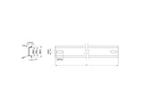 Delock Hutschiene 35 x 7,5 mm (19") Stahl