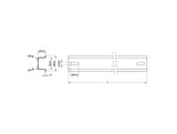Delock Hutschiene 35 x 15 mm (25 cm) Stahl