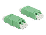 Delock LWL Kupplung LC Duplex Buchse zu LC Duplex Buchse 4 Stück