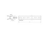 Delock Hutschiene 35 x 15 mm (100 cm) Stahl
