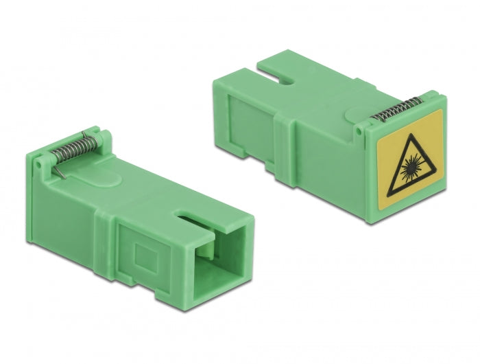 Delock LWL Kupplung mit Laserschutzklappe SC Simplex Buchse zu SC Simplex Buchse 4 Stück