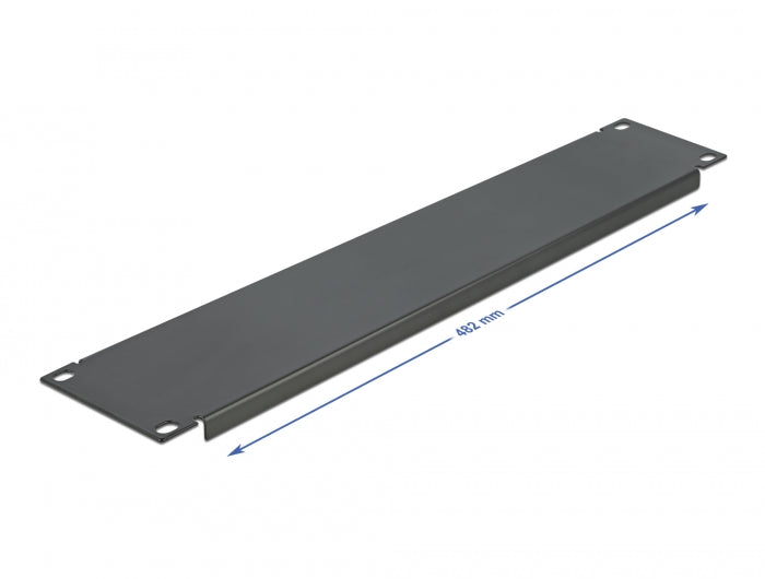 Delock 19″ Netzwerkschrank Blindabdeckung 2 HE schwarz