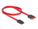 Delock SATA 6 Gb/s Verlängerungskabel 50 cm rot