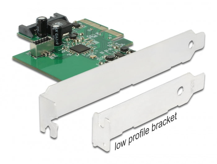 Delock PCI Express x4 Karte zu 1 x intern USB 10 Gbps Typ-E Key A 20 Pin Buchse