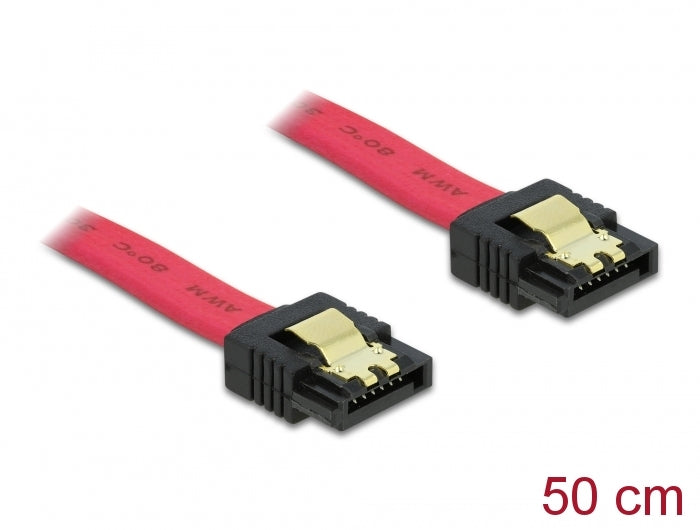 Delock SATA 3 Gb/s Kabel 50 cm rot