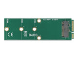 Delock Adapter mSATA zu M.2 Key B Slot
