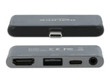 Delock Mini Dockingstation für iPad Pro / Mobilgeräte mit 4K 60 Hz