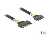 Delock Verlängerungskabel U.2 SFF-8639 Stecker > U.2 SFF-8639 Buchse 1 m