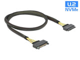 Delock Verlängerungskabel U.2 SFF-8639 Stecker > U.2 SFF-8639 Buchse 1 m