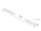 Delock Geflechtschlauch dehnbar 5 m x 12 mm weiß