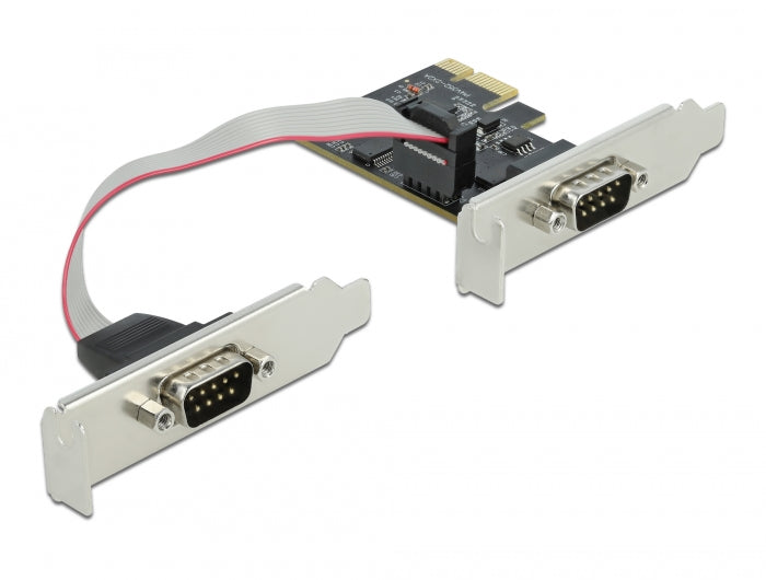 Delock PCI Express x1 Karte zu 2 x Seriell RS-232