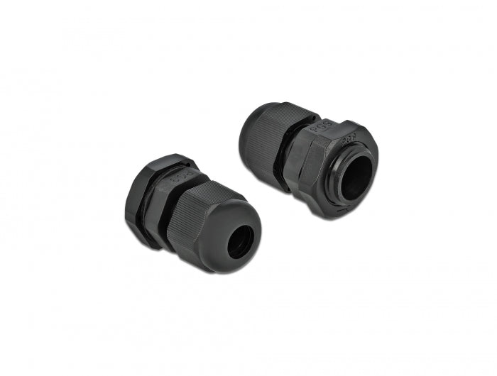 Delock Kabelverschraubung PG9 10 Stück schwarz