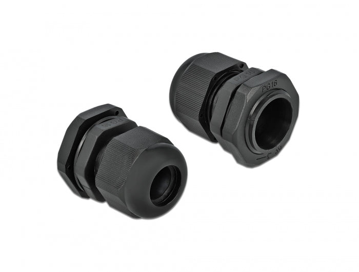 Delock Kabelverschraubung PG16 10 Stück schwarz