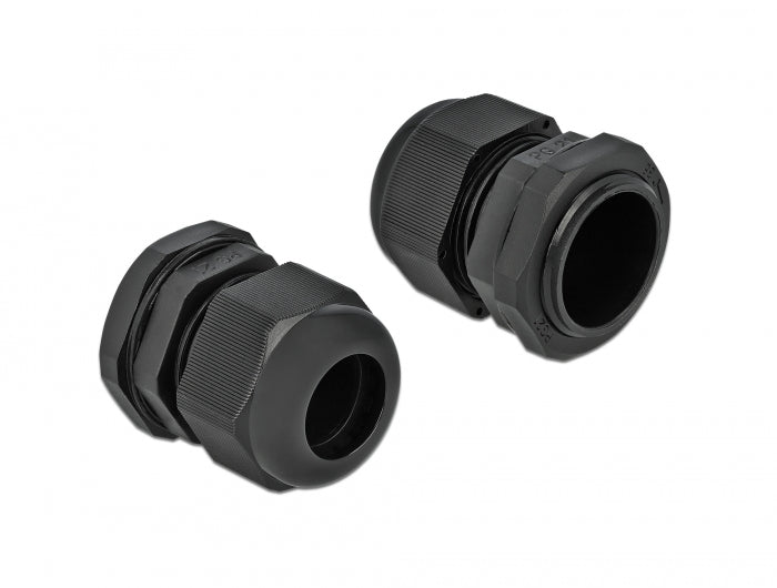 Delock Kabelverschraubung PG21 10 Stück schwarz