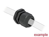 Delock Kabelverschraubung PG29 10 Stück schwarz
