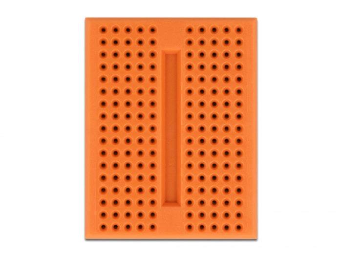 Delock Experimentier-Mini Steckbrett 170 Kontakte orange