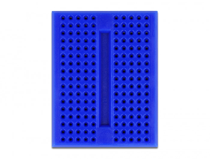 Delock Experimentier-Mini Steckbrett 170 Kontakte blau