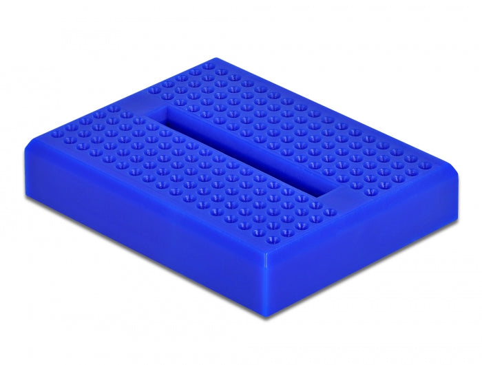 Delock Experimentier-Mini Steckbrett 170 Kontakte blau