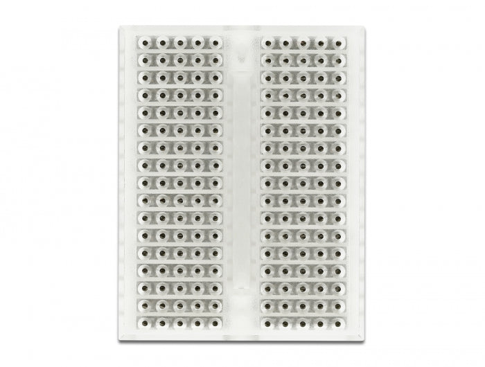 Delock Experimentier-Mini Steckbrett 170 Kontakte transparent
